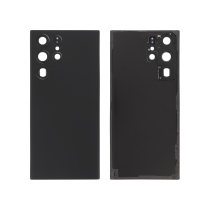 Schwarzes Backcover Galaxy S22 Ultra (S908B) (Ohne Logo)