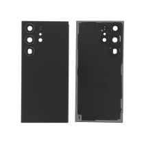 Schwarzes Backcover Galaxy S23 Ultra (S918B) (Ohne Logo)