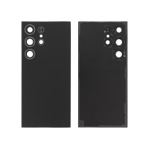 Schwarzes Titan-Backcover für Galaxy S24 Ultra (S928B) (Ohne Logo)