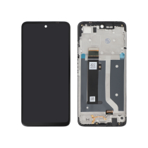 Displayeinheit Schwarz Moto G34 5G (mit Rahmen) (ReLife)