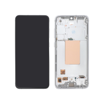 Displayeinheit Silber Galaxy S24 FE (S721B) (mit Rahmen)