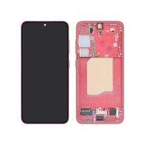 Displayeinheit Koralle Rot Galaxy S25 (S931B) (mit Rahmen) (Relife)