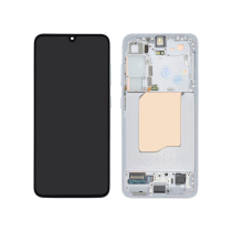 Displayeinheit Silber Dunkel Galaxy S25 (S931B) (mit Rahmen) (Relife)