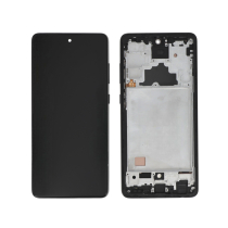 Displayeinheit Incell Schwarz Galaxy A72 (A725F) (Mit Rahmen)