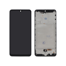 Displayeinheit Schwarz Galaxy A31 (A315F) (Mit Rahmen)
