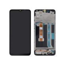 Displayeinheit Schwarz Oppo A15 (mit Rahmen)