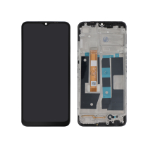 Displayeinheit Schwarz Oppo A54S (mit Rahmen)