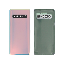 Rückseite Silber Galaxy S10 5G (G977B) (Ohne Logo)