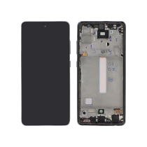 Displayeinheit schwarzes OLED Galaxy A52S 5G (mit Rahmen) (A528B)