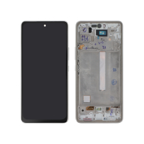 Displayeinheit Weiß OLED Galaxy A53 5G (A536B) (mit Rahmen)