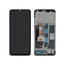 Displayeinheit Schwarz Oppo A16s (mit Rahmen) (ReLife)