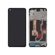 Displayeinheit Schwarz Oppo A96 (mit Rahmen) (ReLife)