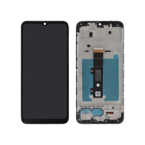 Displayeinheit Schwarz Moto E20 (mit Rahmen)