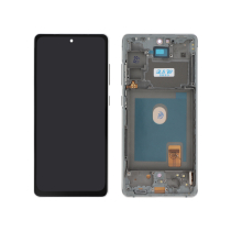 Displayeinheit Weiß OLED Galaxy S20 FE 4/5G (G780F/G781B) (Mit Rahmen)