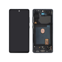 Displayeinheit Blau Galaxy S20 FE 4G/5G (G780F/G781B) (Mit Rahmen)