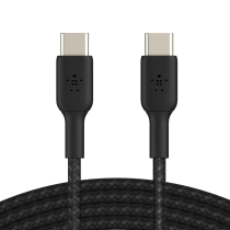 BELKIN Geflochtenes USB-C zu USB-C Kabel 1m (Schwarz)