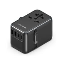 VENTION USB-Adapter 4 Ports GaN mit USB-C-Kabel
