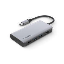 BELKIN USB-C Multiport Adapter + 4-in-1 100W Ladefunktion