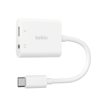 BELKIN USB-C auf Jack/USB-C Adapter (Weiß)