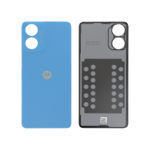 Blaues Satin-Backcover Motorola Moto G04