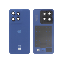 Blaues hinteres Glas Nautique Moto edge 50 Neo