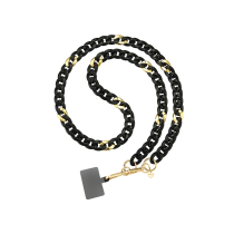FAIRPLAY Handykette 120cm GIULIA (Schwarz/Gold)