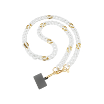 FAIRPLAY Handykette 120cm GIULIA (Weiß/Gold)