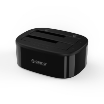 ORICO Klonstation 2 Schächte USB 3.0 für HDD/SSD 2.5"/3.5" (6228US3-C-EU-BK)