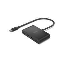 BELKIN Hub 4 Ports USB-C 3.2 (Schwarz)