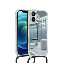 COVERME Hülle Spiegel iPhone 13 Pro (Handykette Schwarz)