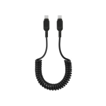 FAIRPLAY Twisted USB-C auf USB-C Kabel 1,8m (Schwarz)