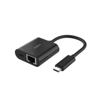 BELKIN USB-C auf Ethernet Adapter + Ladefunktion (100 W)