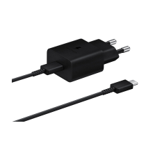 SAMSUNG Ladegerät 15W + USB-C Kabel (Schwarz)