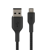 BELKIN Geflochtenes Micro-USB-Kabel 1m (Schwarz)