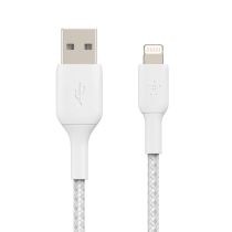 BELKIN Geflochtenes Lightning-Kabel 2m (Weiß)