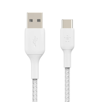 BELKIN Geflochtenes USB-C Kabel 2m (Weiß)