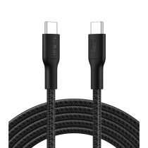 BELKIN Geflochtenes Kabel PCR USB-C zu USB-C 240W 2.0 3m (Schwarz)