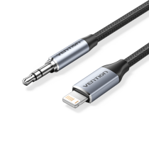 VENTION Geflochtenes Lightning-Kabel auf Klinke 3,5mm (1m)