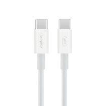 FAIRPLAY Kabel 60W USB-C auf USB-C 1m (Weiß) (Bulk)