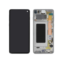 Displayeinheit Weiß Galaxy S10 (G973F)