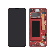 Displayeinheit Rot Galaxy S10 (G973F)