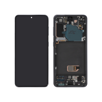 Displayeinheit Grau OLED Galaxy S21 5G (G991B) (Mit Mittelrahmen)
