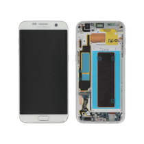 Displayeinheit Weiß Galaxy S7 edge (G935F)