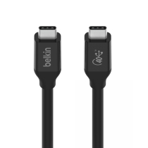 BELKIN USB-C auf USB-C Kabel 100W 0,8m (Schwarz)