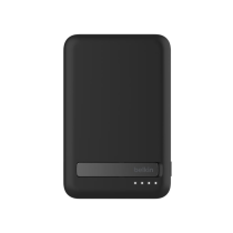 BELKIN PowerBank MagSafe 5000 mAh 15W Mit Integrierter Halterung (Schwarz)