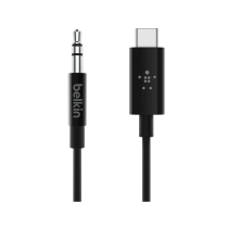 BELKIN Klinke auf USB-C Kabel 0,9m (Schwarz)
