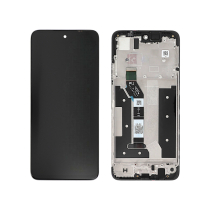Displayeinheit Schwarz Moto G35 5G (mit Rahmen) (ReLife)